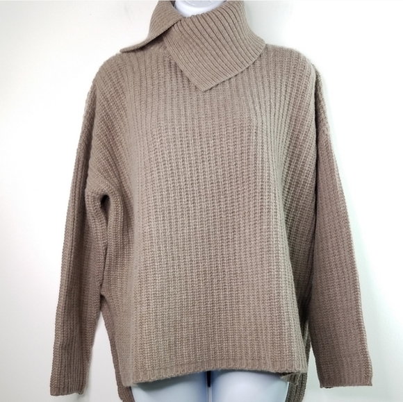 Revolve 27 Miles Malibu Asher Cashmere and Wool Turtleneck Sweater Size Small - Picture 4 of 8